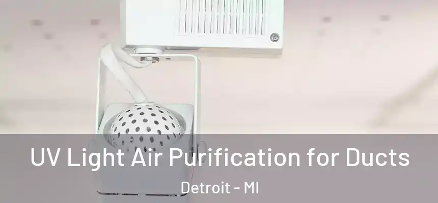  UV Light Air Purification for Ducts Detroit - MI